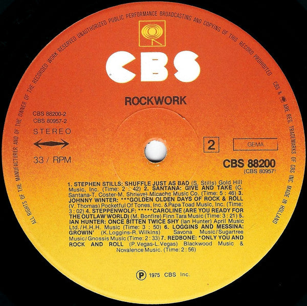 Various - Rockwork (Vinyl) (2)