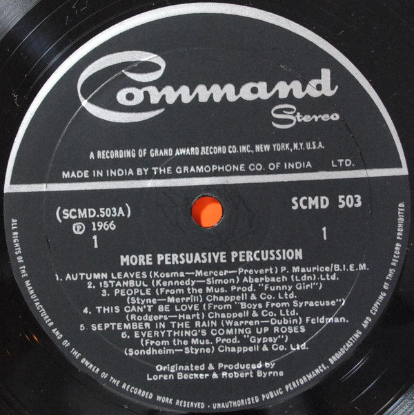 Various - More Persuasive Percussion (Vinyl)