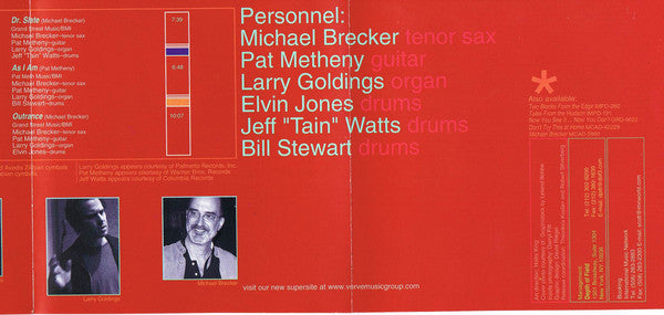 Michael Brecker - Time Is Of The Essence (CD) Image