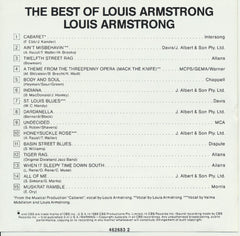 Louis Armstrong - The Best Of Louis Armstrong (CD) Image