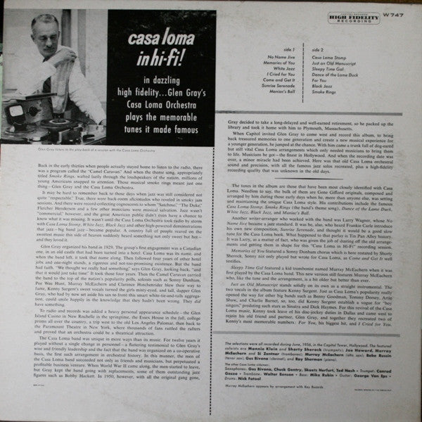 Glen Gray & The Casa Loma Orchestra - Casa Loma In Hi-Fi (Vinyl)