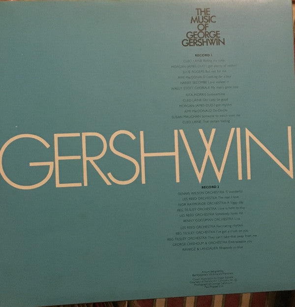 Various - The Music Of George Gershwin (Vinyl) (2 LP) Image