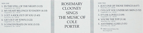 Rosemary Clooney - Rosemary Clooney Sings The Music Of Cole Porter (Vinyl) Image