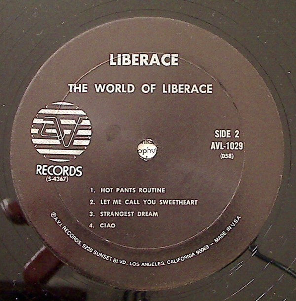 Liberace - Excerpts From The TV Special "The World Of Liberace" (Vinyl) Image