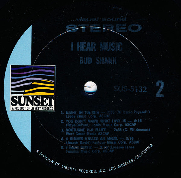 Bud Shank - I Hear Music (Vinyl) Image