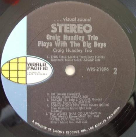 Craig Hundley Trio + Orchestra (14) - Craig Hundley Trio Plays With The Big Boys (Vinyl) Image