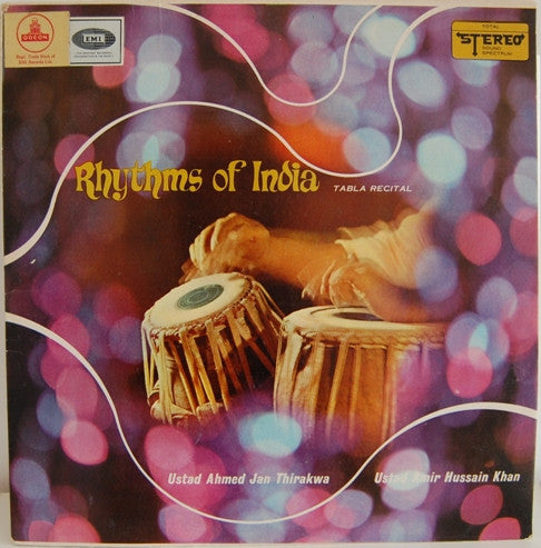 Ustad Ahmedjan Thirakhwa And Ustad Amir Hussain Khan - Rhythms Of India (Tabla Recital) (Vinyl) Image