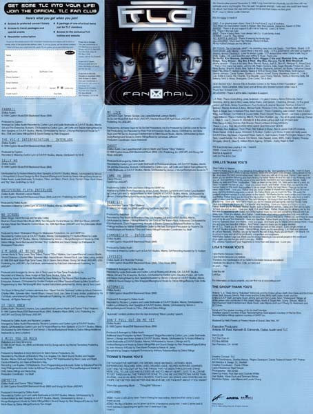 TLC - Fanmail (CD) Image