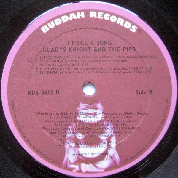 Gladys Knight And The Pips - I Feel A Song (Vinyl) Image