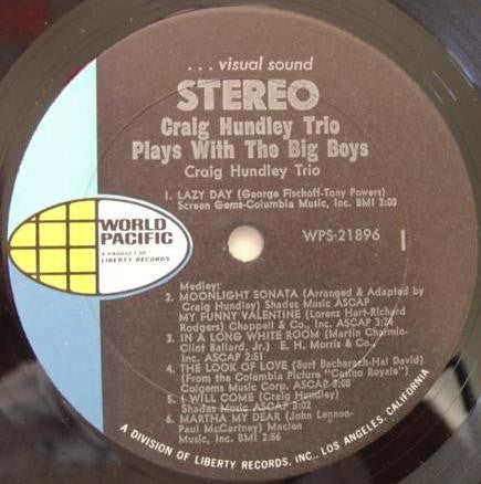 Craig Hundley Trio + Orchestra (14) - Craig Hundley Trio Plays With The Big Boys (Vinyl) Image
