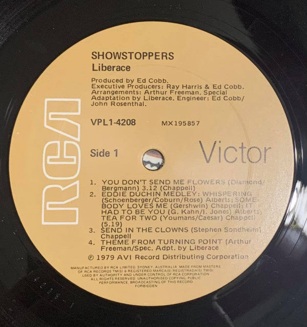 Liberace - Showstoppers (Vinyl) Image