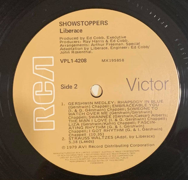 Liberace - Showstoppers (Vinyl) Image