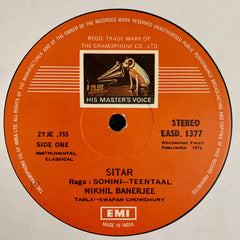 Nikhil Banerjee - Raga Soheni / Raga Megh (Vinyl)