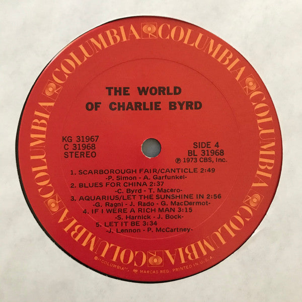 Charlie Byrd - The World Of Charlie Byrd (Vinyl) (2 LP) Image