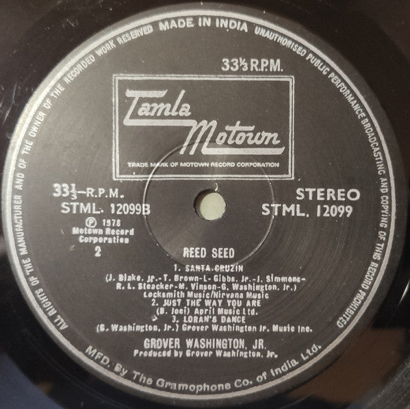 Grover Washington, Jr. - Reed Seed (Vinyl) Image