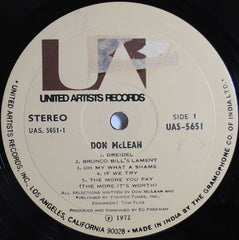 Don McLean - Don McLean (Vinyl)