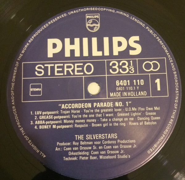 Silverstars (4), The - Accordeon Parade Nr.1 (Vinyl) Image