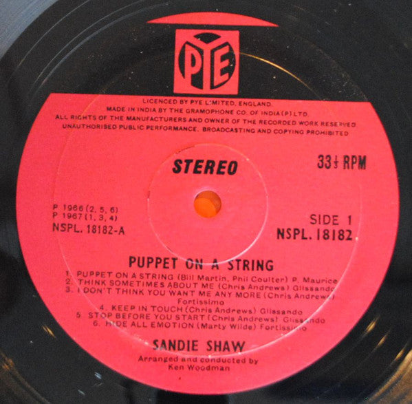 Sandie Shaw - Puppet On A String (Vinyl) Image