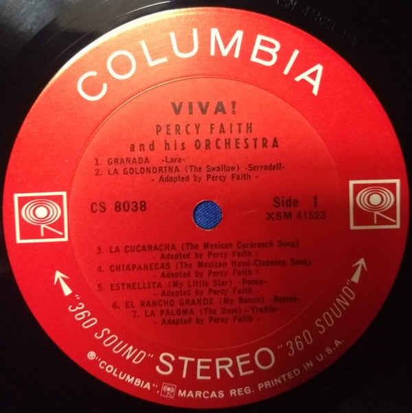 Percy Faith & His Orchestra - The Music Of Mexico (Vinyl) Image