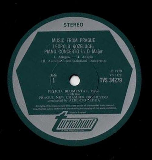 FrantiÅ¡ek Vincenc KramÃ¡Å™ - Krommer, Leopold KoÅ¾eluh - Music From Prague, Volume II (Vinyl) Image