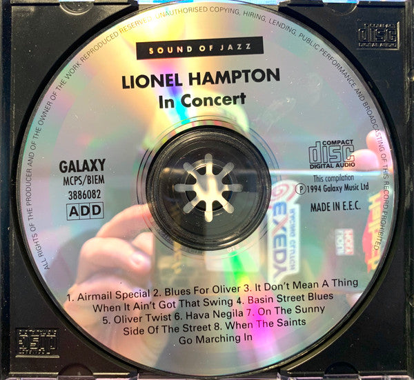 Lionel Hampton - Lionel Hampton In Concert (CD) Image