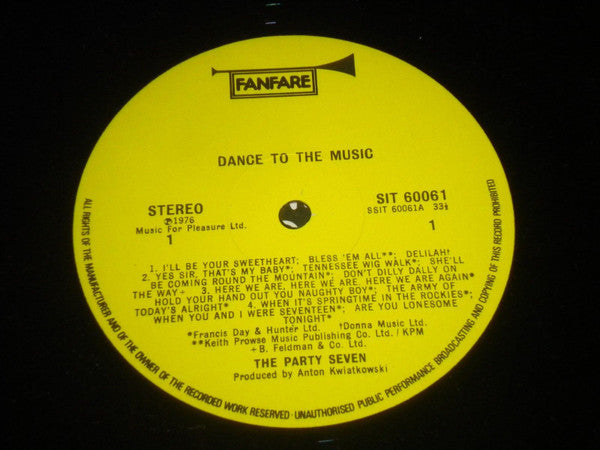 Various - Dance to the music - Of the party seven (Vinyl) Image