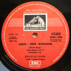 Amjad Ali Khan - Raga Durga / Raga Nandkauns (Vinyl)
