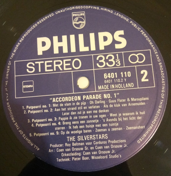 Silverstars (4), The - Accordeon Parade Nr.1 (Vinyl) Image
