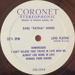 Earl Hines - Earl "Fatha" Hines (Vinyl)