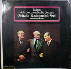 Johannes Brahms : David Oistrach and Mstislav Rostropovich with Cleveland Orchestra, The conducted by George Szell - Violin Concerto & Double Concerto Vol.2 (Vinyl) Image