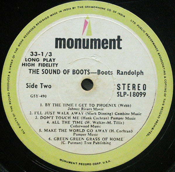 Boots Randolph - The Sound Of Boots (Vinyl) Image