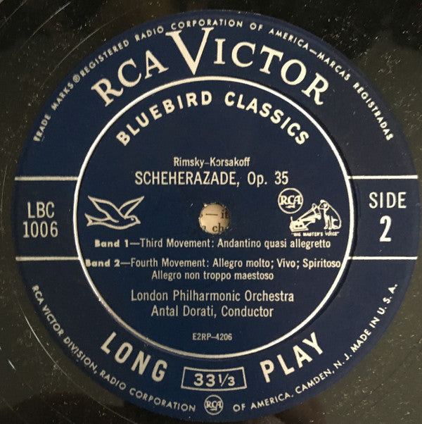 Nikolai Rimsky-Korsakov / London Philharmonic Orchestra, The, Antal Dorati - Scheherazade (Vinyl) Image