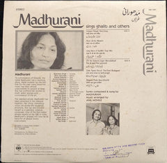 Madhurani - Madhurani Sings Ghalib And Others (Vinyl) Image