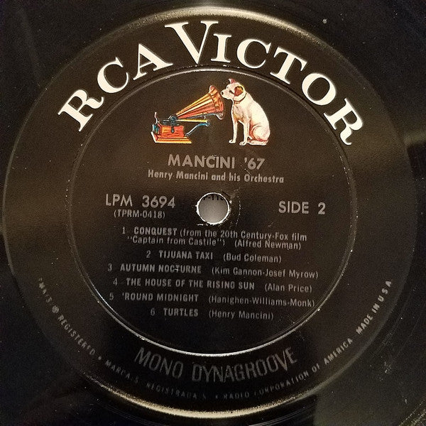 Henry Mancini And His Orchestra - Mancini '67 (The Big Band Sound Of Henry Mancini) (Vinyl)