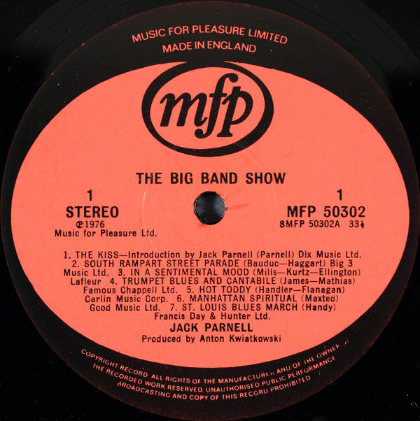 Jack Parnell - The Big Band Show (Vinyl) Image