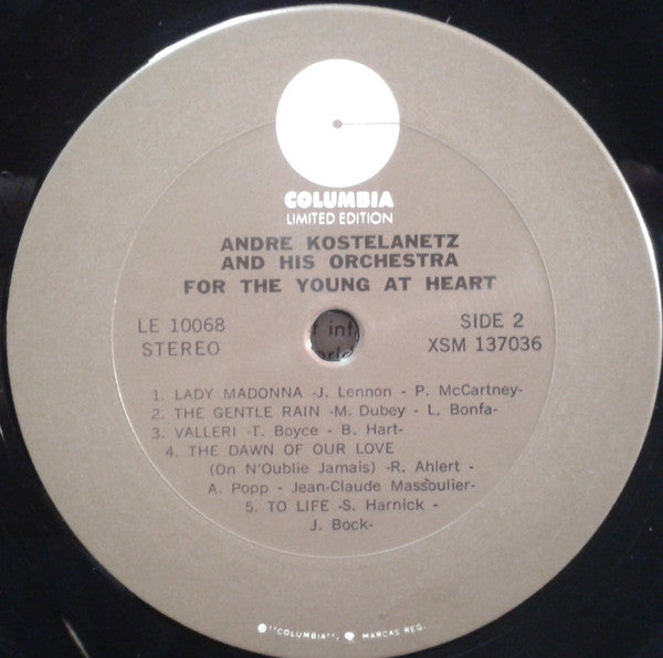 André Kostelanetz And His Orchestra - For The Young At Heart (Vinyl)