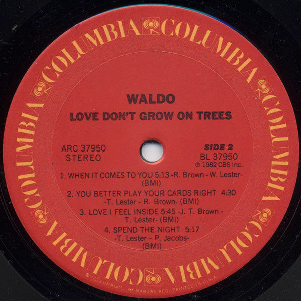 Waldo (4) - Love Don't Grow On Trees (Vinyl) Image