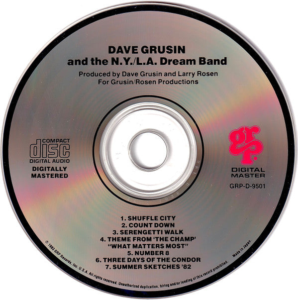 Dave Grusin And NY-LA Dream Band, The - Dave Grusin And The NY-LA Dream Band (CD) Image