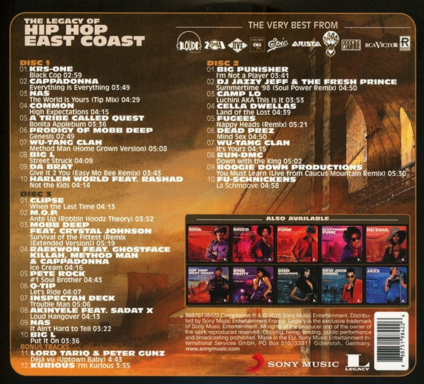 Various - The Legacy Of Hip Hop East Coast (CD) (3)