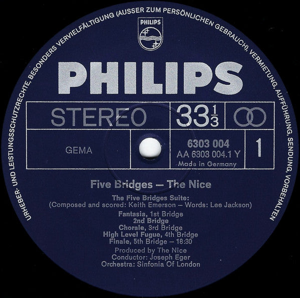 Nice, The - Five Bridges (Vinyl)