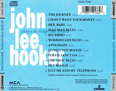 John Lee Hooker - Plays & Sings The Blues (CD) Image