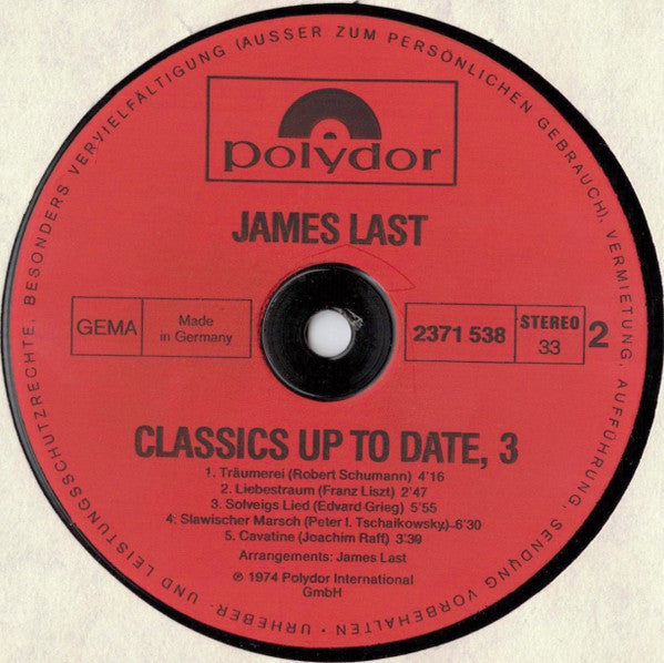Orchester James Last - Classics Up To Date 3 (Vinyl) Image