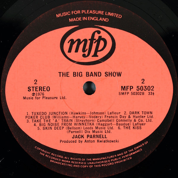 Jack Parnell - The Big Band Show (Vinyl) Image