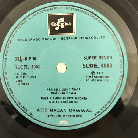 Aziz Nazan - Jhoom Sharabi (45-RPM) Image