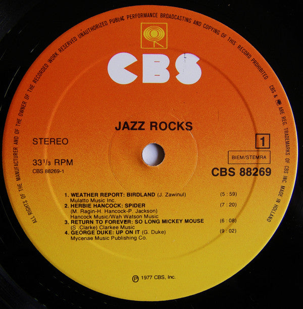 Various - Jazz Rocks (Vinyl) (2 LP) Image