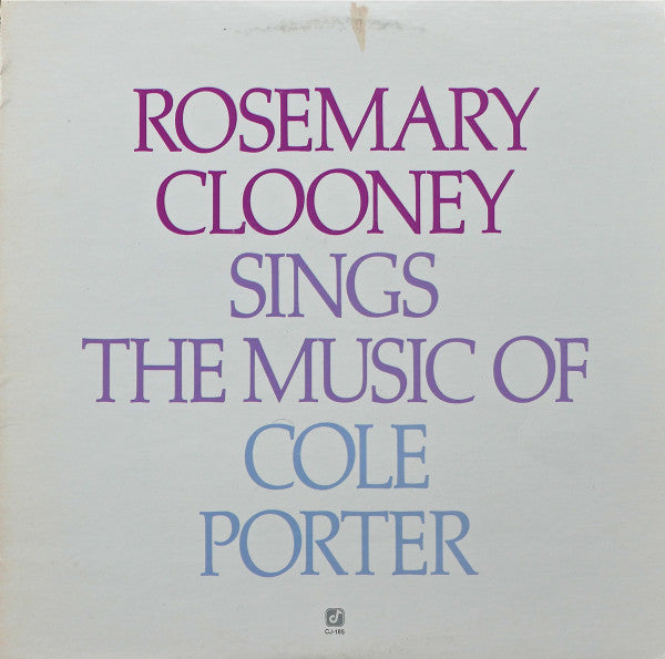 Rosemary Clooney - Rosemary Clooney Sings The Music Of Cole Porter (Vinyl) Image