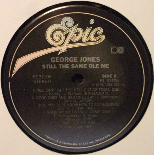 George Jones (2) - Still The Same Ole Me (Vinyl)