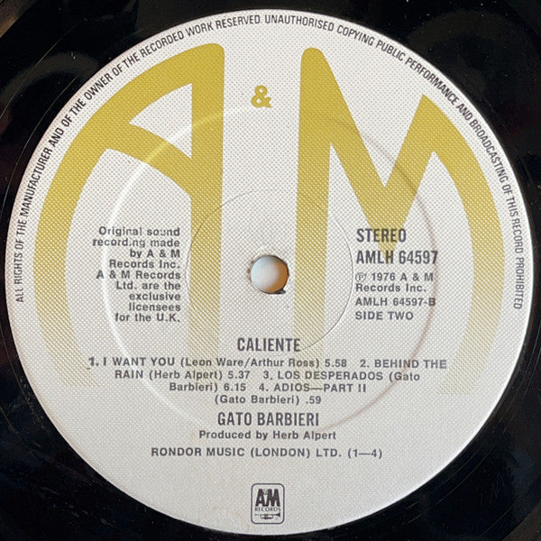 Gato Barbieri - Caliente! (Vinyl)