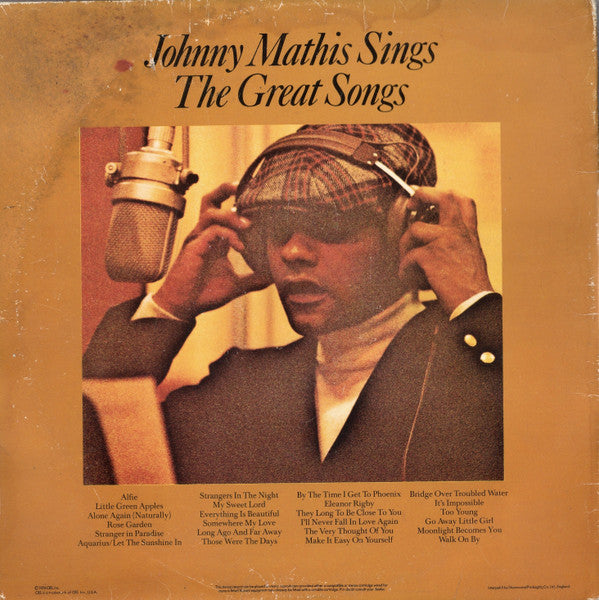 Johnny Mathis - Johnny Mathis Sings The Great Songs (Vinyl) (2 LP) Image