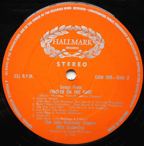 Alfie Bass And Avis Bunnage - Fiddler On The Roof (Vinyl) Image
